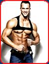 bodybuilder tyler mcpeak smiling tank top black