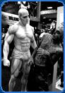 tall man with costume