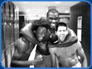 teddy riner locker room clowning