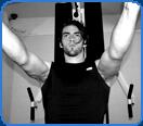 model alex tweedie lat pulldown exercise gym