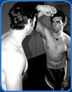 model alex tweedie looking in mirror