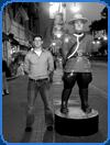 very tall man