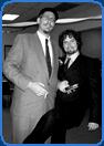 very tall man