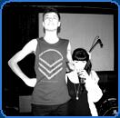 very tall man