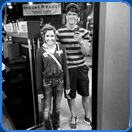 very tall man