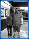 very tall man