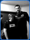 very tall man