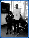 very tall man