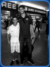 very tall man