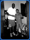 very tall man
