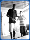 very tall man