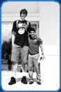 very tall man