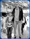 very tall man