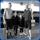 very tall man