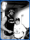 very tall man