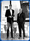 very tall man