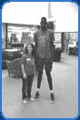 very tall man