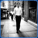 very tall man