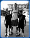 very tall man