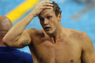 swimmer kenrick monk upset